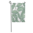 thumbnail image 1 of SIDONKU Blue Vintage Tropical Palm Leaves Exotic Pattern Green Abstract Aloha Garden Flag Decorative Flag House Banner 28x40 inch, 1 of 2