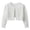 White, variant on Kaemgyyd Toddler Girls Cardigan Fashion Long Sleeve Knit Sweater Cover up Button Hollow out Cropped Tops for 1-9 T