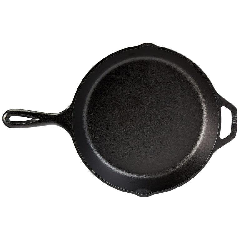 Lodge Cast-Iron Skillet with Assist Handle - 12 Diameter