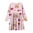 thumbnail image 3 of Tauxra Robe à Manches Longues pour Femmes, Robe Patineuse Extensible Évasée, Robe de Soirée Formelle à Col Rond et Tournoyante pour Femmes, Robe Basique Décontractée Unie à Manches Longues, 3 of 6