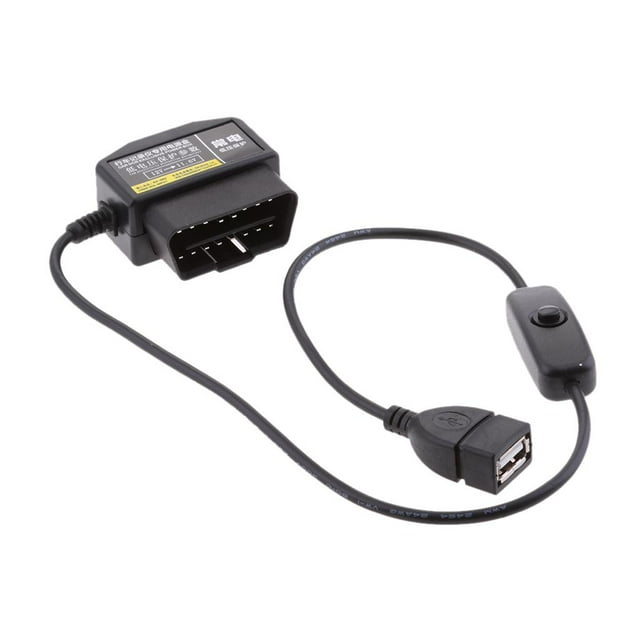 de Coche 16 Pin USB Cable de Alimentación para Teléfono Cámara DVR de Vehículo Zulema Cable de carga de alimentación USB