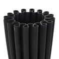 thumbnail image 4 of DecMode 12" Abstract Dimensional Ribbed Black Ceramic Vase with Cylindrical Ridges, 4 of 9