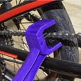 thumbnail image 3 of Herramientas de lavado de cepillo de limpieza de cadena de motocicleta de bicicleta de plástico (azul), 3 of 3