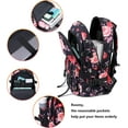 thumbnail image 5 of Mochila Academy School Mochila Satchel Academy High School Travel School Bag Bolso para niñas Cartera Messenger Bag (Negro), 5 of 5