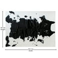 thumbnail image 5 of BizChair Faux Fur Cowhide Area Rug Black White (3 Feet X 5 Feet), 5 of 7