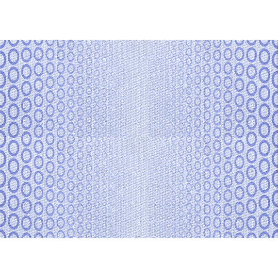 Ahgly Company Machine Washable Indoor Rectangle Transitional Lavender Blue Area Rugs, 5' x 7'