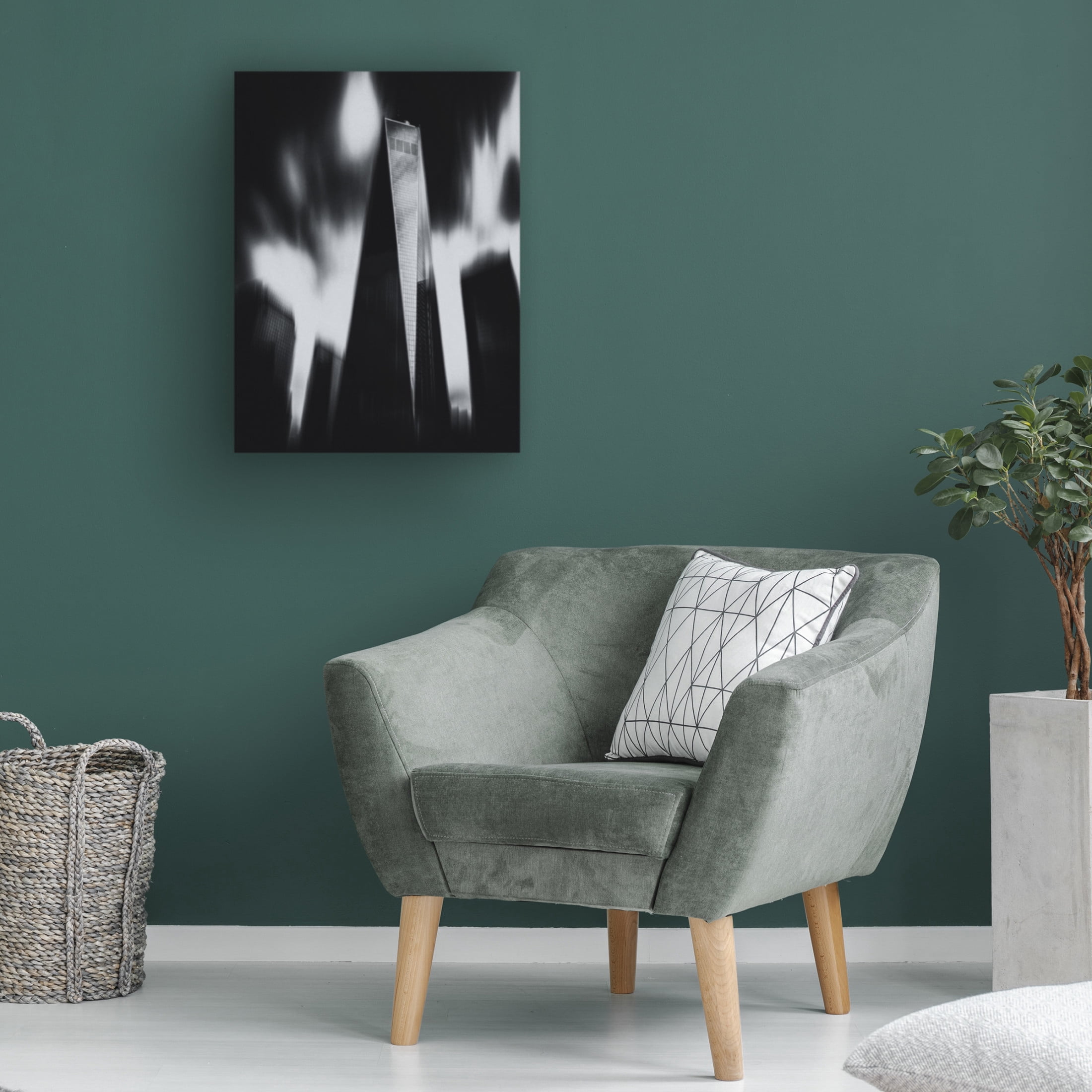 Canvas Wall Art - Massimo Della Latta 'Grattacieli 3' Wall Art for Living Room, Bedroom, or Office D?cor by Trademark Fine Art - 18 x 24 Inches