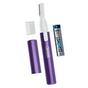 Wahl Clean & Confident Ladies Battery Pen Trimmer & Detailer with Rinseable Blades for Eyebrows, Facial Hair, & Bikini Lines - Hygienic Grooming & Easy Cleaning with Battery Included - Model