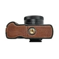 thumbnail image 4 of GadgetCom Camera Half Case Compatible with Panasonic Lumix G100K / G100D , Anti-Slip PU Leather Shell Protective Cover, 4 of 4