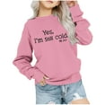 thumbnail image 2 of Elainilye Fashion Girls Crewneck Oversized Sweatshirt Kids Long Sleeve Pullover Tops Baby Sweatshirt Sizes 1-12Y,Pink, 2 of 7