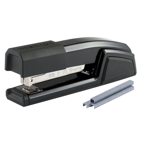 Grapadora Bostitch Office Epic All Metal 3 en 1 con almacenamiento de grapas