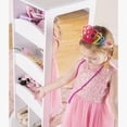 thumbnail image 6 of Guidecraft Rotating Dress Up Storage Center - White: Wooden Wardrobe, Pretend Play Costume and Kids' Clothing Organizer with Mirrors, 6 of 8