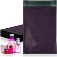 thumbnail image 1 of Pack de 50 sobres planos de polietileno morado oscuro, 10 x 13 pulgadas, bolsas de envío plásticas de 2 mil con cierre autoadhesivo, 1 of 9