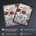 thumbnail image 2 of Artery8 Red White Poppy Flower Field Floral Watercolour Bedroom Extra Large XL Wall Art Poster Print, 2 of 3