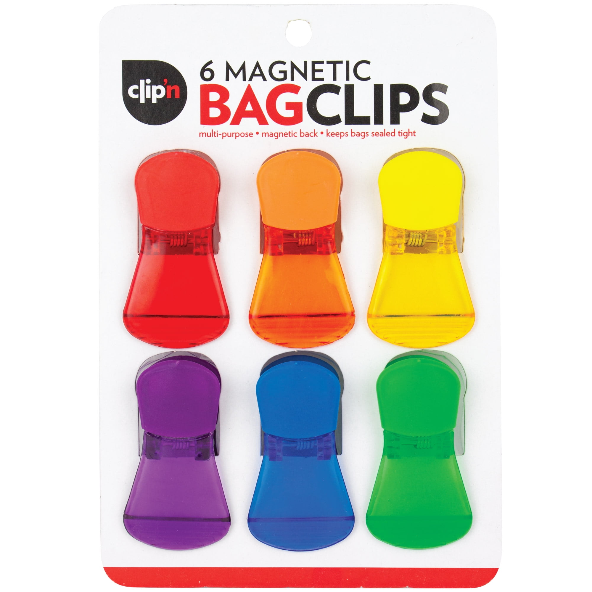 6pk Magnetic Bag Clips, , Bag Clips