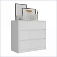 thumbnail image 2 of Dressers, 3-Drawer Chest of Drawers, 30"W x 31"H | White | Particle Board, 2 of 7