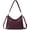Burgundy, variant on Hobo Bag Purses for Women, Anti Built in RFID Wallet Crossbody Bag Handbags