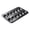 Black, variant on zhonghuaying 1 Pack 12-Cavity Ridged Baking Pan, Champagne Gold Cookie and Cake Tray for Home Baking