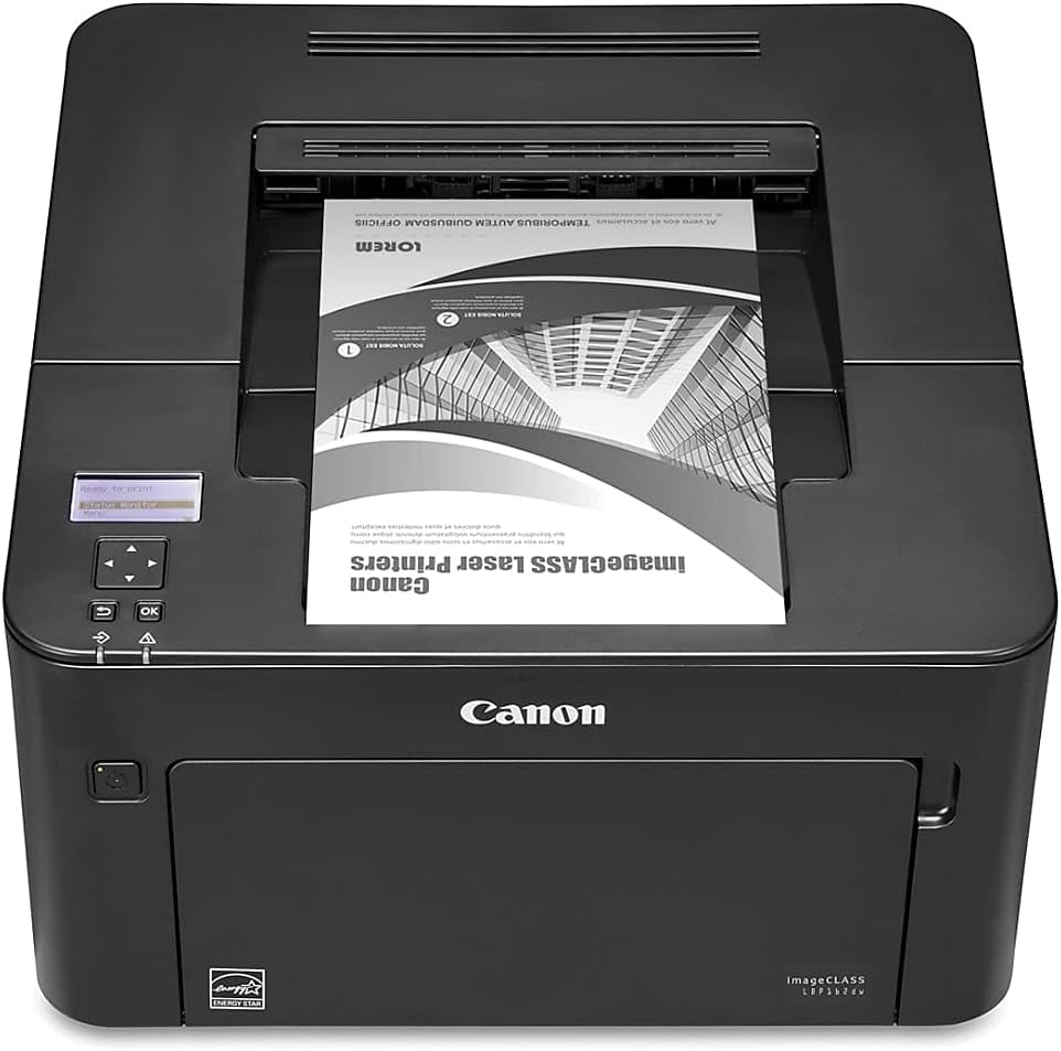 Canon imageCLASS LBP162dw Wireless Monochrome Laser Printer – Duplex, Mobile Printing, 2438C006