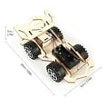 thumbnail image 5 of Wood Racing Car DIY Kit Kids Toy DIY Kit Electric Wooden Racing Car for Children Science and Technology Inventions Assembled Experiment DIY Model Building Kits, 5 of 7