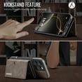 thumbnail image 5 of Decase 2 in 1 Magnetic Detachable Wallet Case Compatible with iPhone 16 Pro Max, Premium Leather RFID Blocking Flip Wallet Card Holder Shockproof Phone Case Supporting Wireless Charging,Coffee, 5 of 11