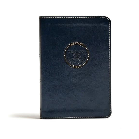 CSB Military Bible, Navy Blue Leathertouch, (Hardcover)