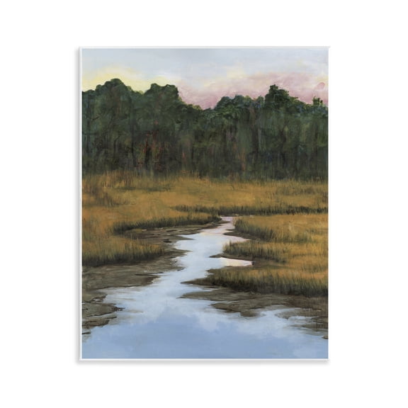 Stupell Industries Traditional Peaceful River Receding Wall Plaque Art, 11 x 14, by Grace Popp