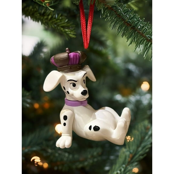 ORNAMENT 101 Dalmatians King Emperor With Crown Disney Figurine Charm 4”