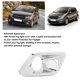 thumbnail image 1 of Chrome Fog Light Lamp Cover Trim Bezels Replacement for Dacia Sandero MK2 Facelift 2017 to 2020 Left Side: 261A30853R, 1 of 4