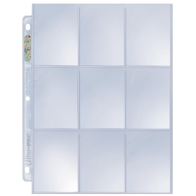 Páginas de Bolsillo Ultra PRO Serie Platinum 100 uds para tarjetas y fotografías
