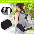 thumbnail image 5 of Mochila Transportadora Malubero Para Mascota Grande Gris, 5 of 5