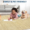 thumbnail image 2 of Washable Low Pile Area Rug - Non Slip Backing for Living Room & Office, 10X13FT, 2 of 7