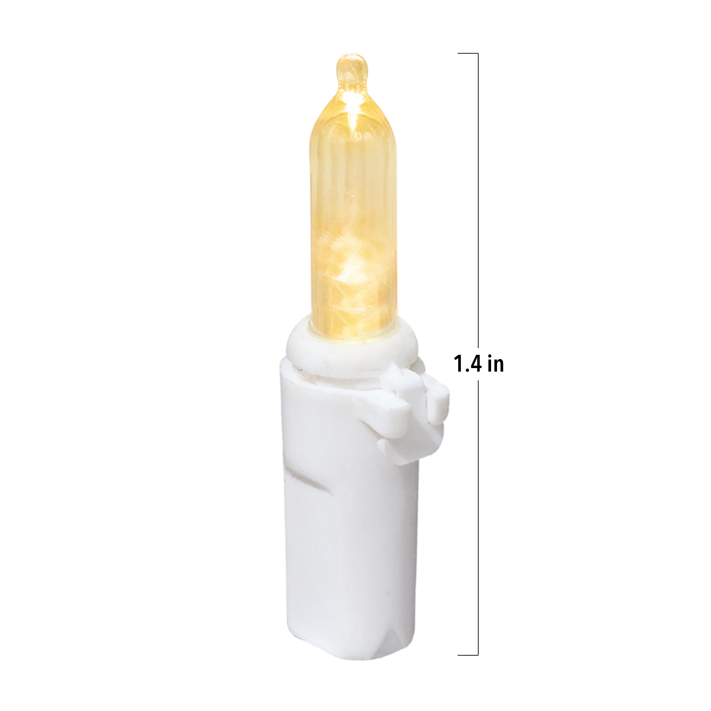 Holiday Time 300-Count LED Icicle Lights, Warm White, 18 Feet photo 6