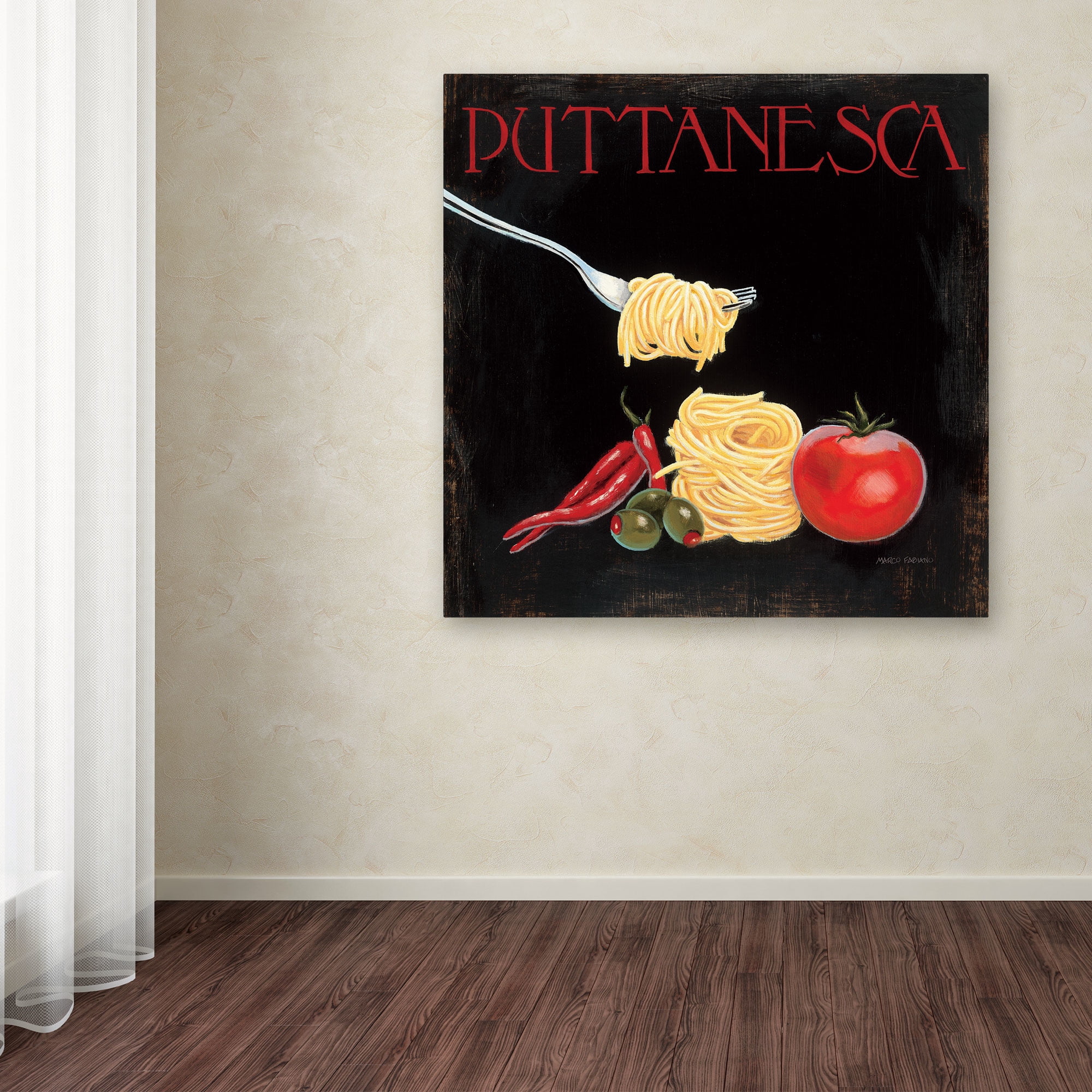 Trademark Fine Art "Italian Cuisine I" Canvas Art by Marco Fabiano