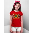 thumbnail image 2 of With God All Things Are Possible Easter Matthew 19:26 Christian Bible Verse Youth T-shirt, Youth L, Red, 2 of 5