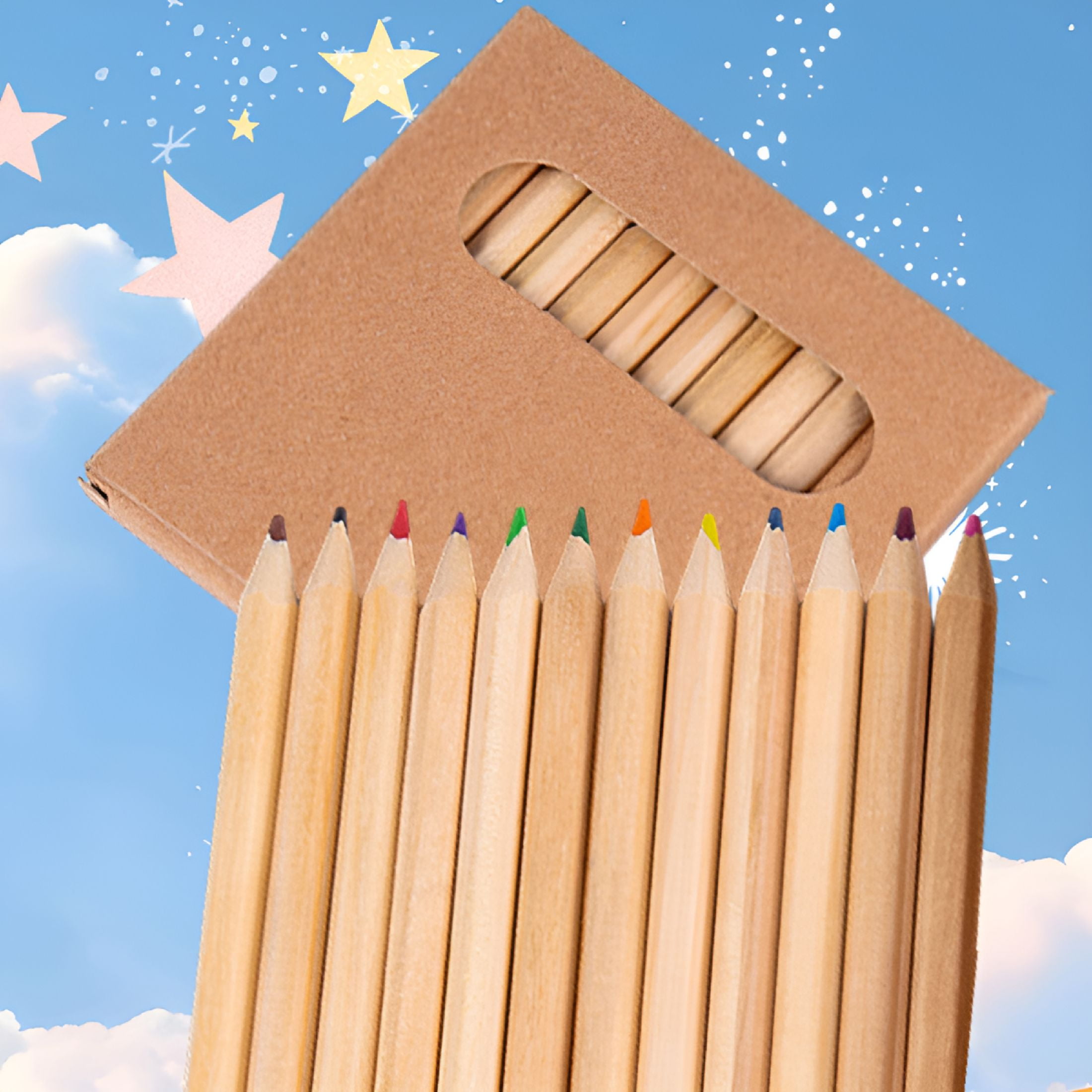 CCOCC 2026 New Mini Drawing Class Colored Pencil Set for Kids Back to School Supplies Portable Short Fat Pencils,Colored Pencils Bulk for Art,Drawing,Sketching,Crafts