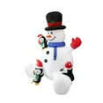 thumbnail image 2 of Christmas Inflatable Snowman ,Christmas Snowman ,Outdoor Decorations, 2 of 9