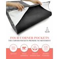 thumbnail image 3 of Gray Yoga Towel for Hot Yoga Non Slip, Retro Oil Painting Modern Abstract Art Aesthetics Yoga Mat Towel Absorbent Yoga Sweat Towels Microfiber Hot Yoga Blanket for Bikram Pilates 26"x70", 3 of 7