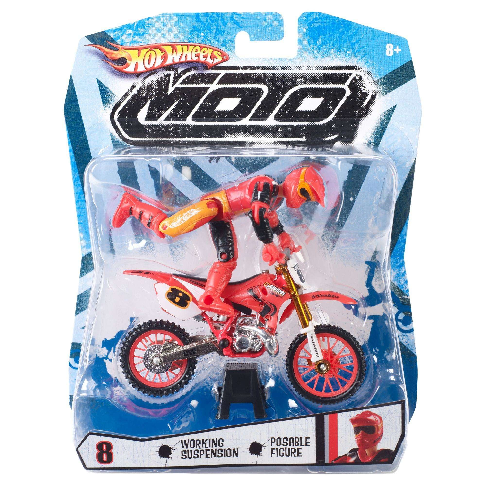 hot wheels dirt bike with rider