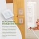 thumbnail image 3 of Ganchos de pared adhesivos transparentes de doble cara, Kit de colgador de puerta montado de 5 piezas, colgadores adhesivos sin taladro con ventosa para baño, 3 of 5