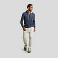 thumbnail image 2 of Grayers DENIM MARL Blake Double Cloth Hoodie, US 2X-Large, 2 of 4