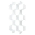 thumbnail image 1 of Uxcell 4 Pcs Separador de Cajón Plástico Ajustable Organizador de Divisor para Ropa Interior Cinturón Bufanda Calcetines, Blanco, 1 of 6