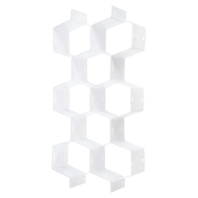 Uxcell 4 Pcs Separador de Cajón Plástico Ajustable Organizador de Divisor para Ropa Interior Cinturón Bufanda Calcetines, Blanco