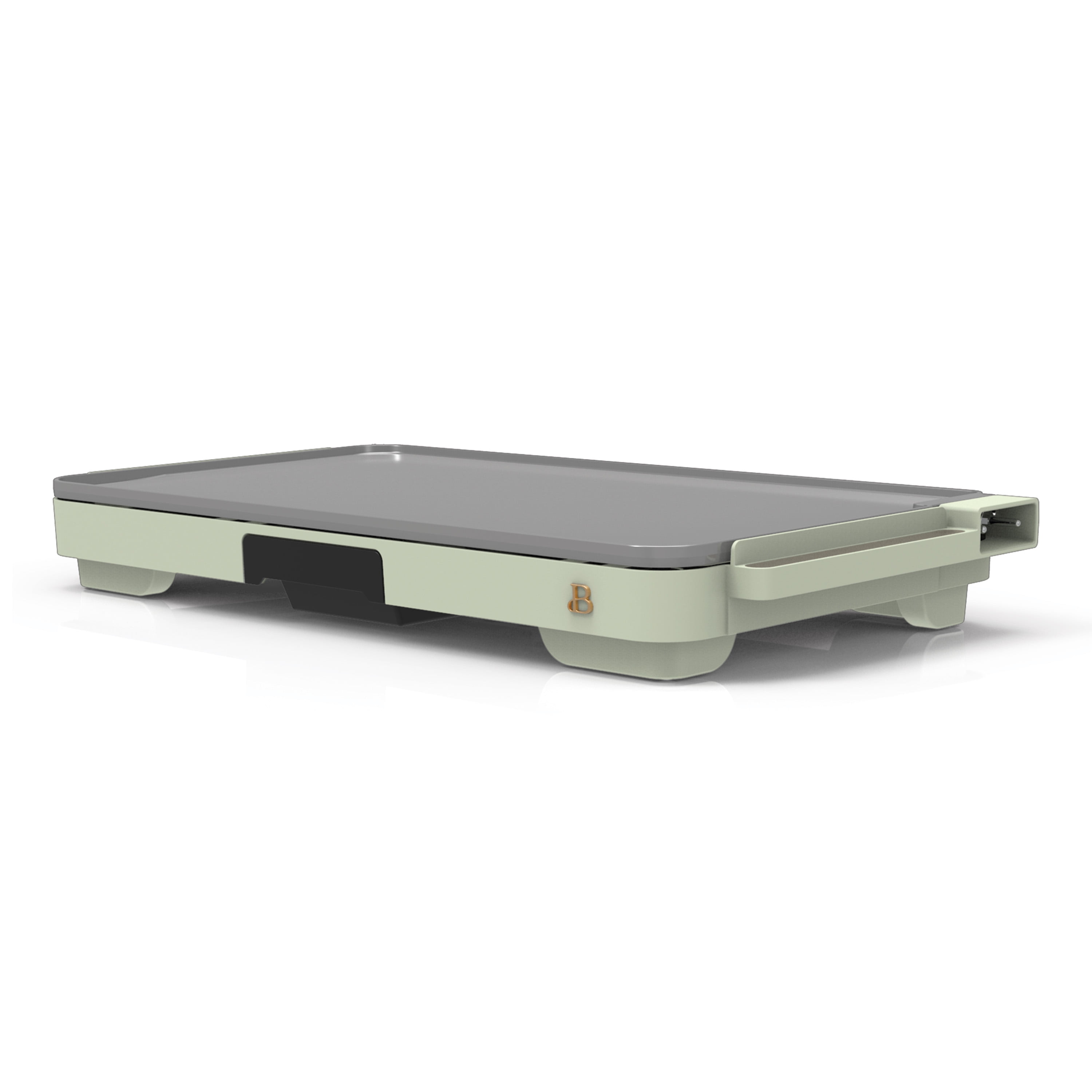 Beautiful XL Electric Griddle 12" x 22," Non-stick, Sage Green by Drew Barrymore