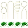thumbnail image 1 of Plant Climbing Support Frame Flower Pot Stand Climbing Pergola-Golden Four-piece Set, 1 of 8