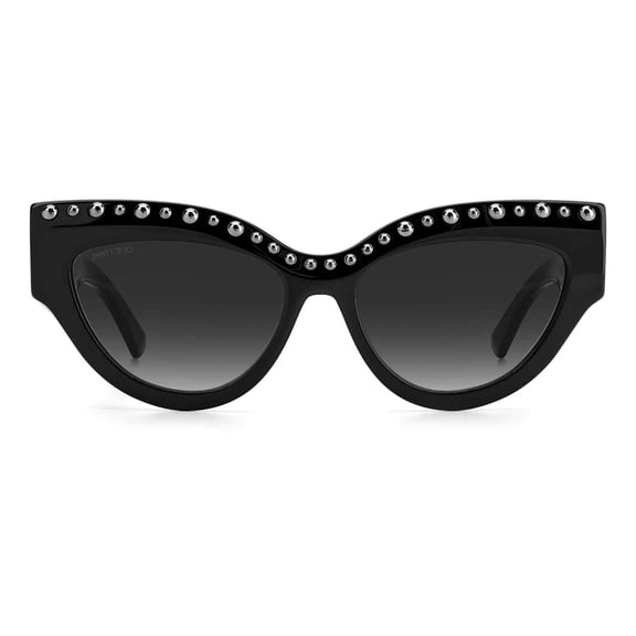 Jimmy Choo SONJA/G/S 08079O 55mm Cat Eye Sunglasses Women's Black