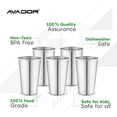 thumbnail image 2 of AVADOR Toddler Set of 5 Tumbler 16 oz 18/8 Stainless Steel Products for Kids Dining | Camping | Outdoor BPA Free Dishwasher Safe, 2 of 3