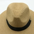 thumbnail image 5 of RUIG Wide Rim Hat Womens Mens Wide Brim Panama Hat Fedora Summer Beach Sun Hat UPF Hat For Women for Women Beach, 5 of 5