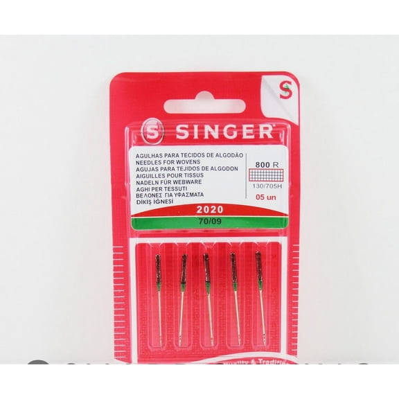 Teamwork 5 SINGER 2020 HOME SEWING MACHINE NEEDLES SIZE #9/65 15X1 HAX1 130/705H