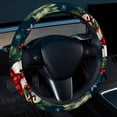 thumbnail image 2 of Christmas Snowman 14.5 Inch Printing PVC Leather Auto Accessories Steering Wheel Covers Car Wheel Cover Steering Wheel Cover, 2 of 6
